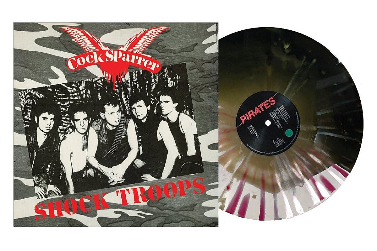 Cock Sparrer’s ‘Shock Troops’ on exclusive splatter vinyl available now!