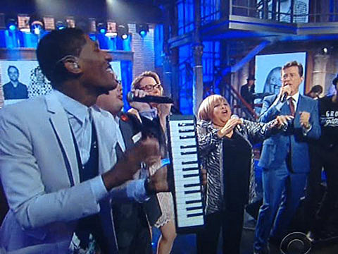 Stephen Colbert made his ‘Late Show’ debut with help from Mavis Staples, Beirut, Alabama Shakes, Ben Folds & more