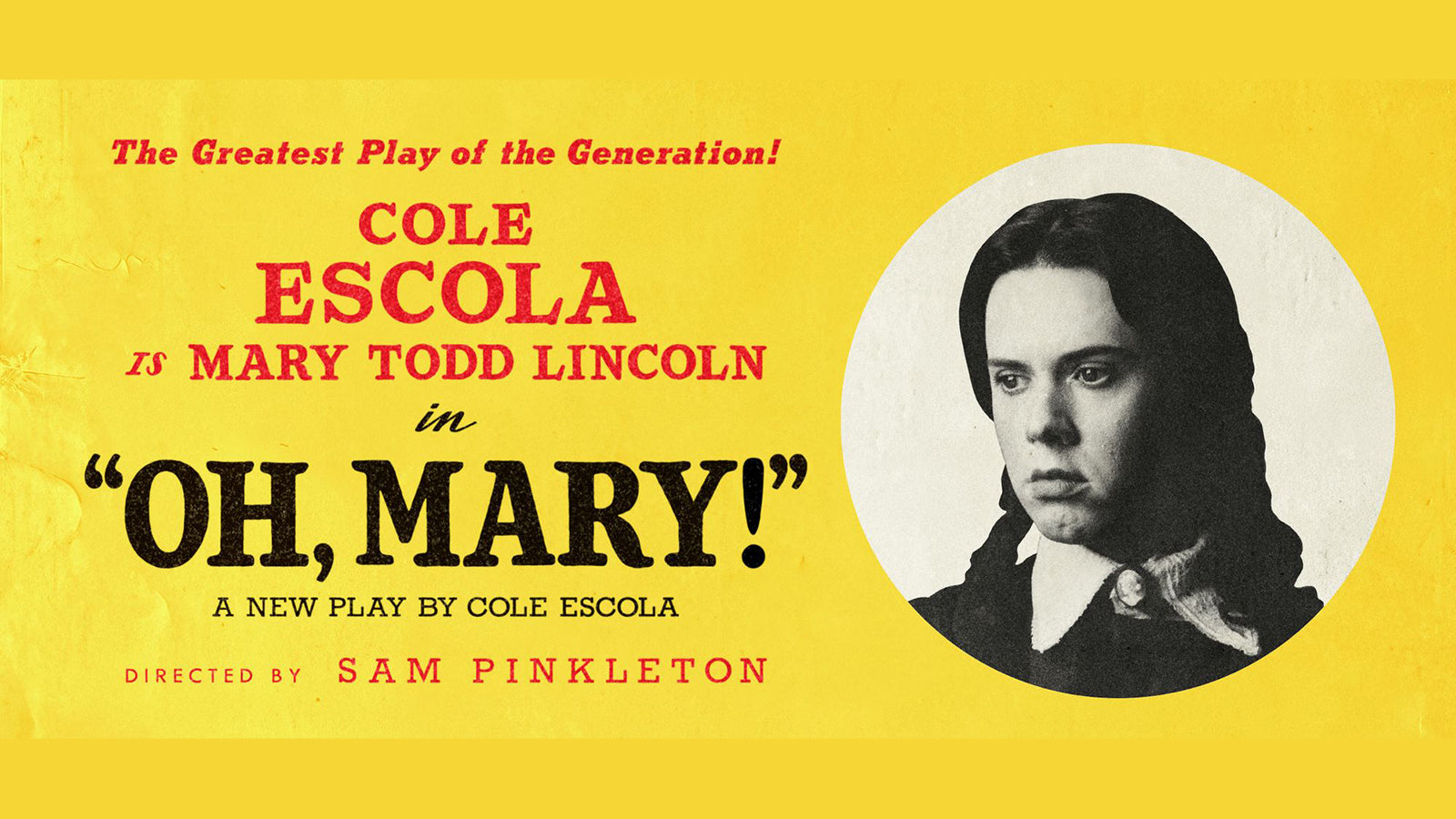 Cole Escola making Off-Broadway debut as Mary Todd Lincoln in ‘Oh, Mary!’
