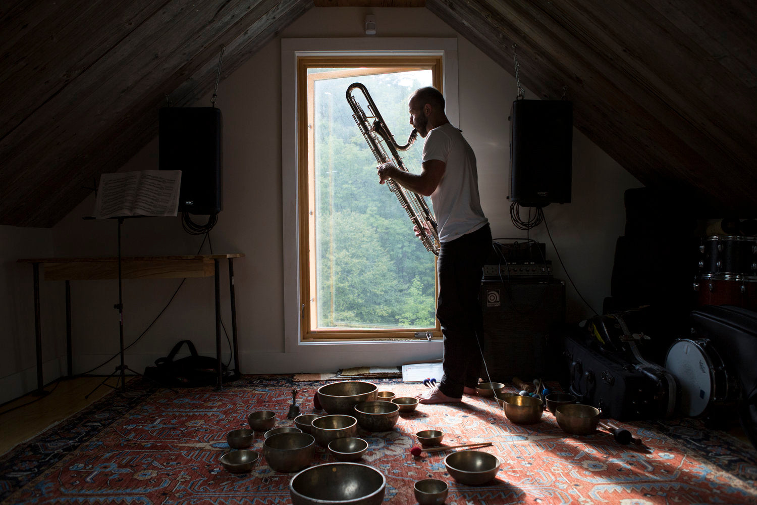 Colin Stetson touring after Big Ears, playing cemetery shows in Brooklyn & Chicago
