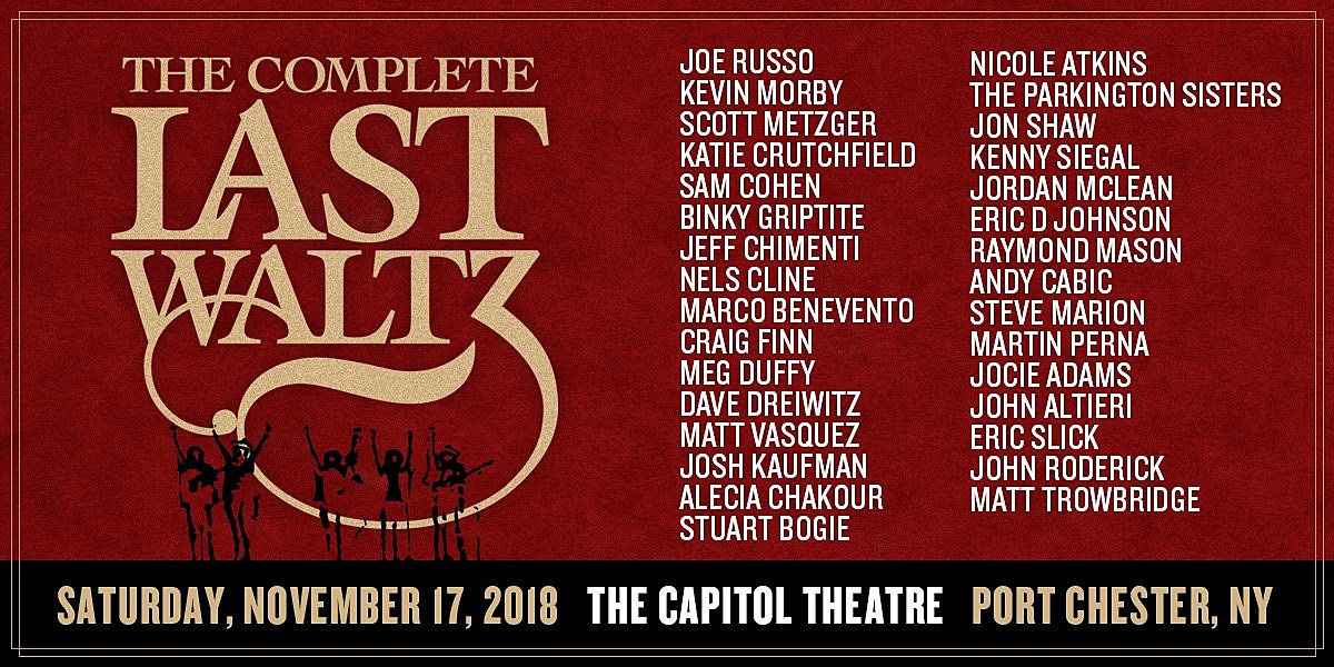 Last Waltz 2018 NY tribute lineup: Kevin Morby, Katie Crutchfield, Craig Finn, Eric D Johnson, much more