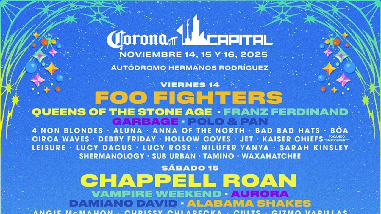 Corona Capital 2025 lineup (Chappell Roan, Foo Fighters, Linkin Park, Deftones, QOTSA, Weezer, more)
