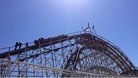 Coney Island Cyclone got stuck on first public ride of the season