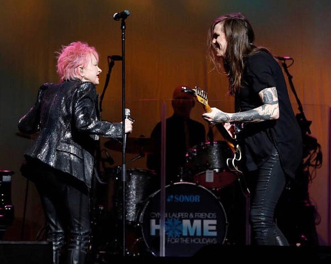 Cyndi Lauper performed with Laura Jane Grace, Jake Shears & more at her holiday show (videos)