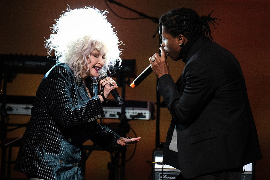 pics: Cyndi Lauper’s holiday show w/ Amanda Palmer, A$AP Rocky, Regina Spektor, more