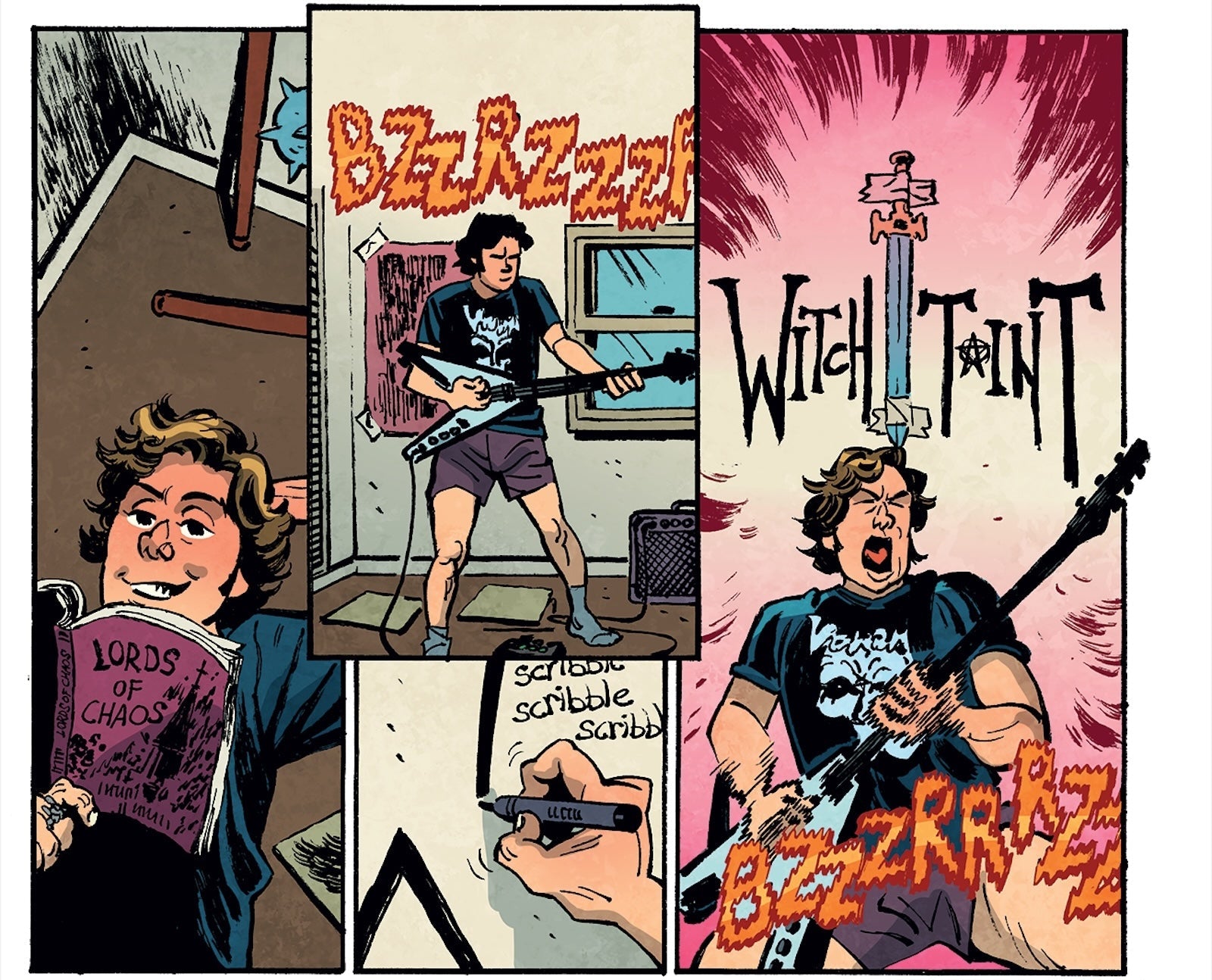 Dave Hill turning his black metal Witch Taint saga into comic (exclusive preview)