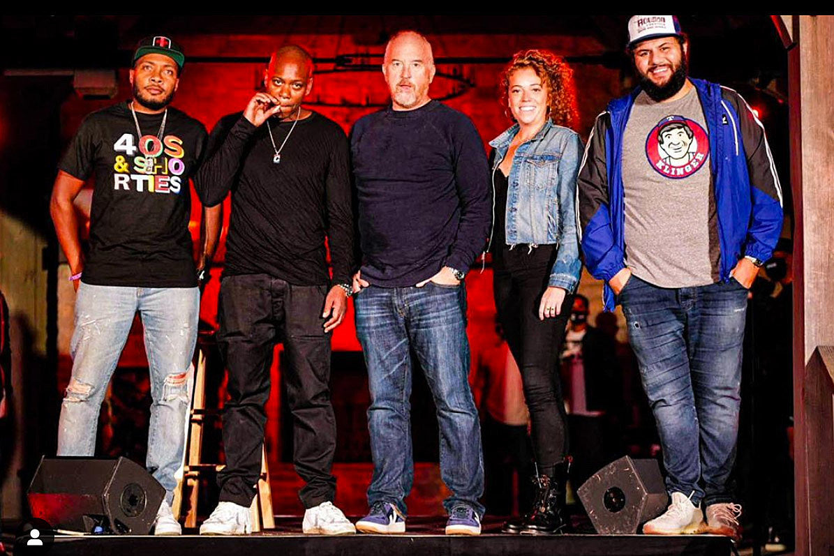 Louis C.K. was a “surprise guest” at Dave Chappelle’s socially distant comedy show
