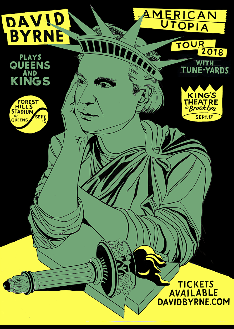 David Byrne adds 2 NYC shows with Tune-Yards to tour