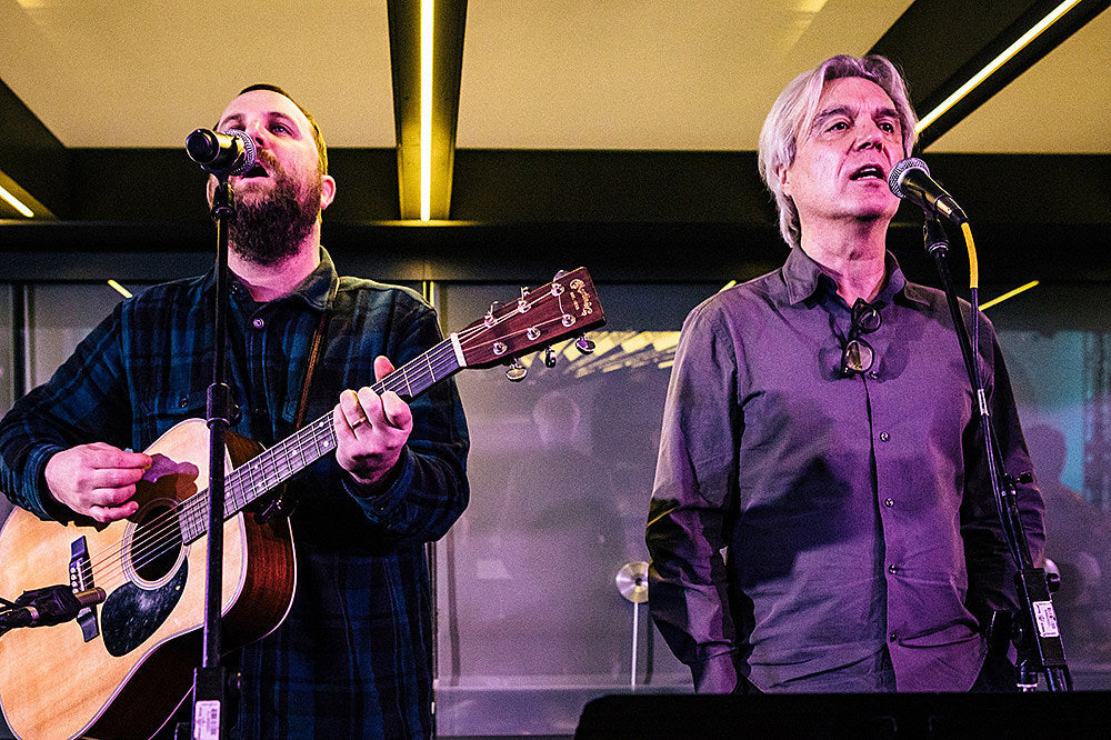 David Byrne & Choir! Choir! Choir! covered Bowie & Madonna @ Public Theater (pics, video)