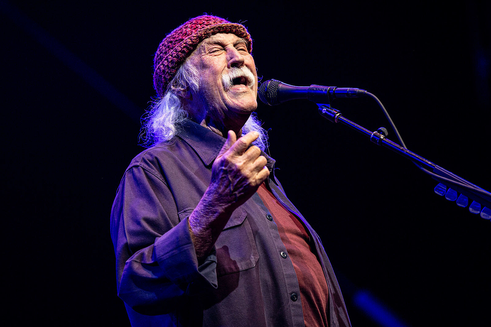 David Crosby “may never play guitar again” due to tendonitis; “I’m not sure I’ve got a next year” to tour