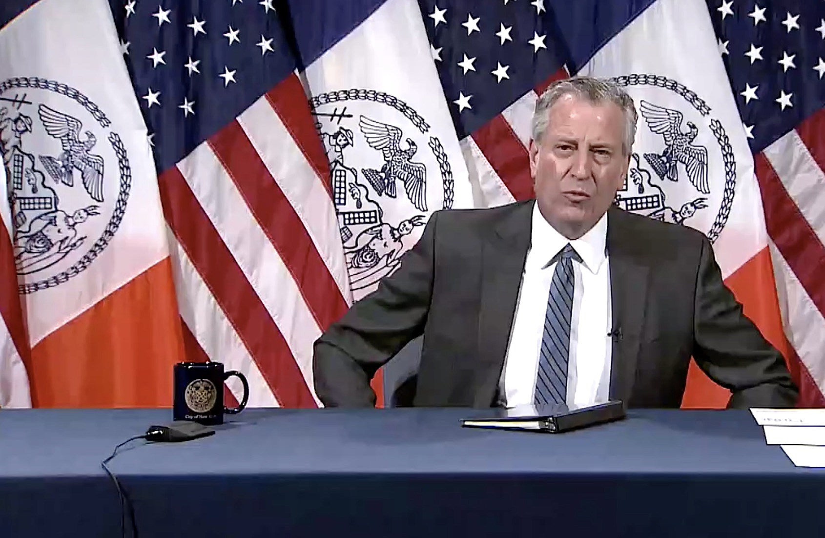 Bill de Blasio lifts NYC curfew, vows to cut funding for NYPD