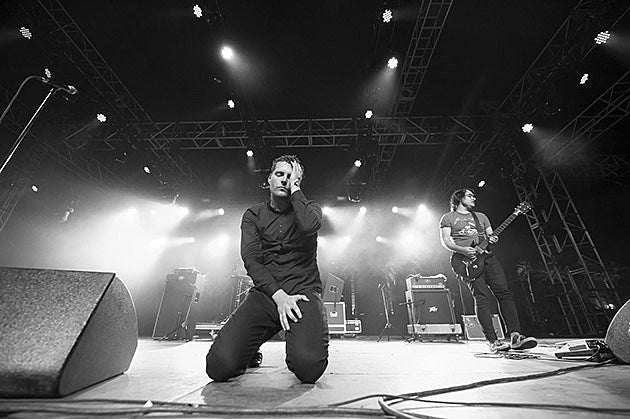 a new song by a member of Deafheaven who are touring with Slipknot who stood up (while Marilyn Manson was falling down) for LGBTQ rights