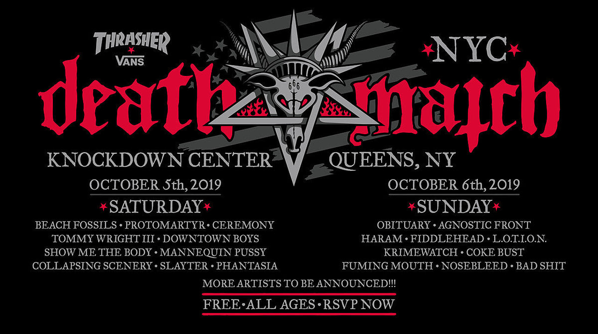 full Death Match NYC 2019 lineup (Protomartyr, Ceremony, Mannequin Pussy, Downtown Boys & more added)