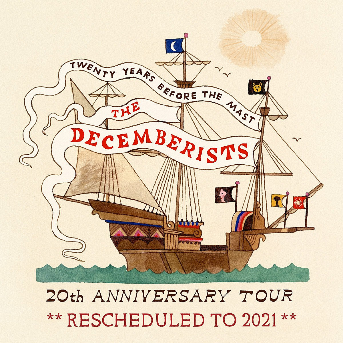 The Decemberists reschedule 20th Anniversary tour to 2021