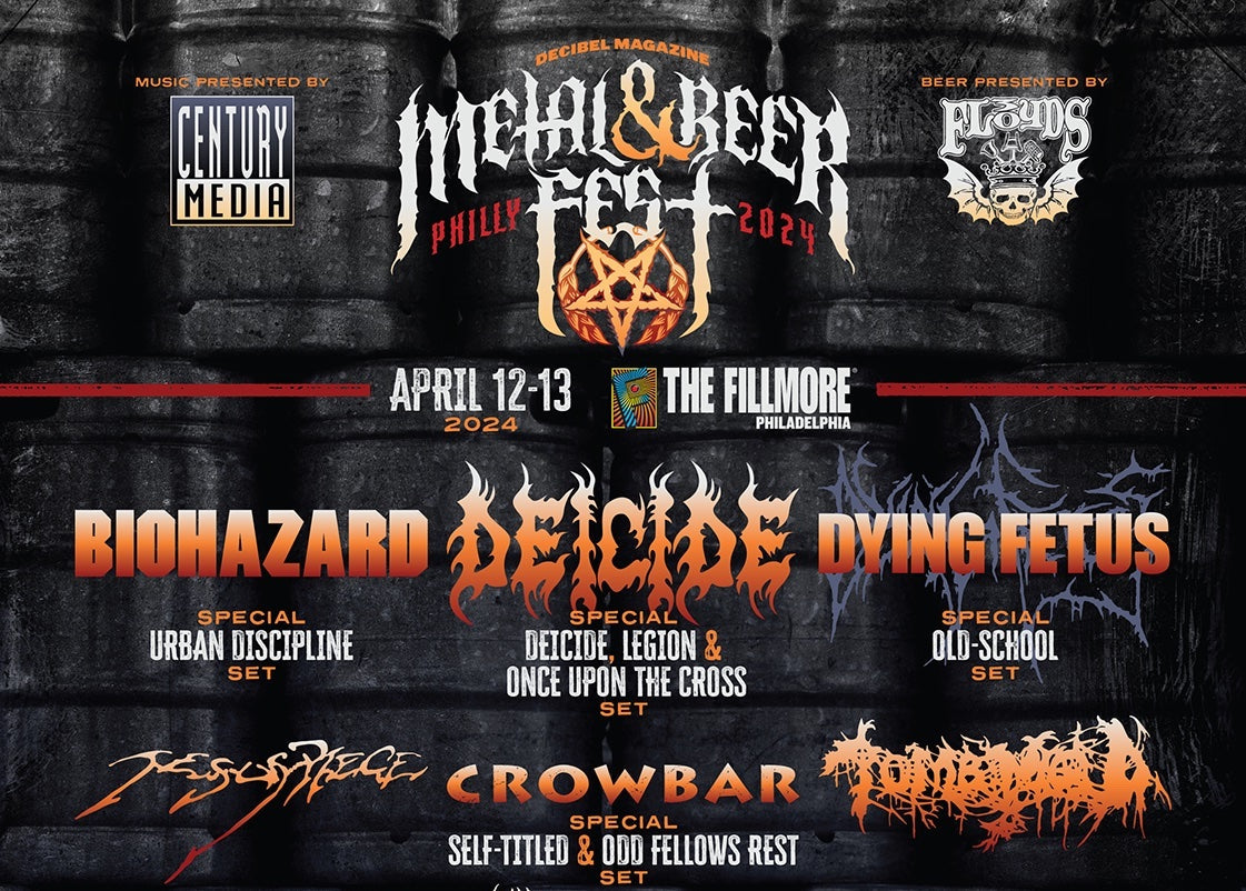 Decibel Philly Fest 2024: Biohazard, Deicide, Dying Fetus, Crowbar, Jesus Piece, Tomb Mold & more