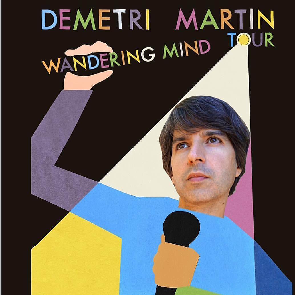 Demetri Martin’s “Wandering Mind” Tour starts this week