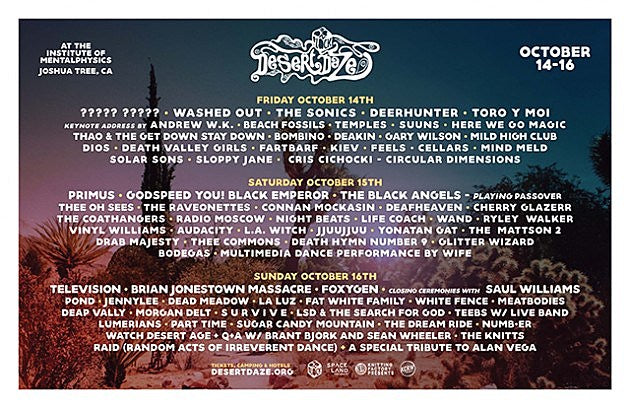 Desert Daze is this weekend in Joshua Tree (final lineup & schedule)