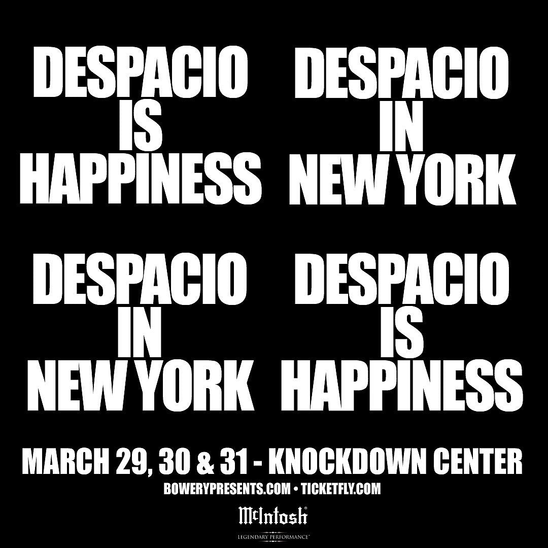 James Murphy & Soulwax “Despacio” parties on BV presale (password here)