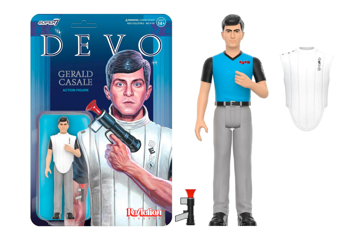 New Devo Gerald Casale action figure announced, inspired by “Through Being Cool” video