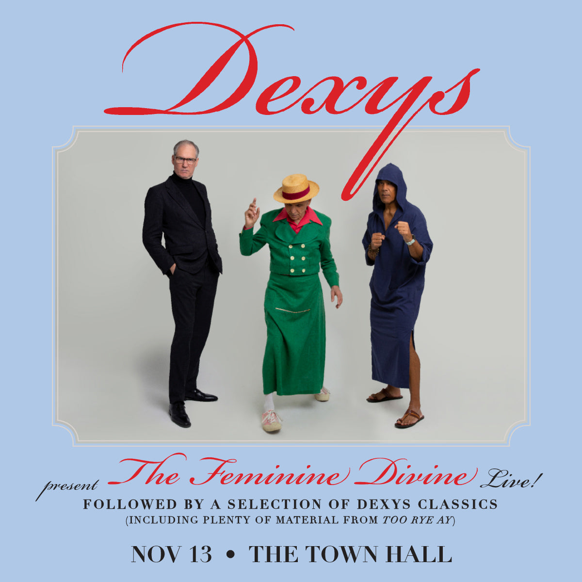Dexys (Midnight Runners) @ Town Hall on BrooklynVegan presale -password here