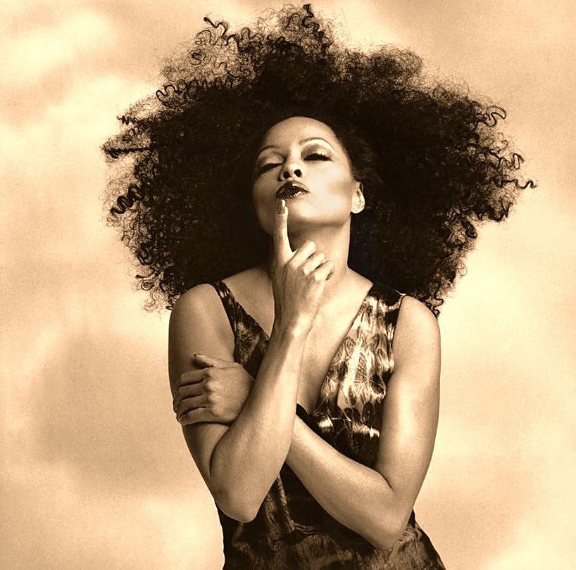 Diana Ross playing shows, including Radio City Music Hall