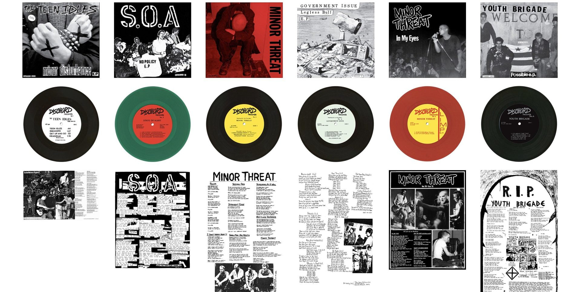 Dischord reissuing first six 7″s in 40th anniversary box set