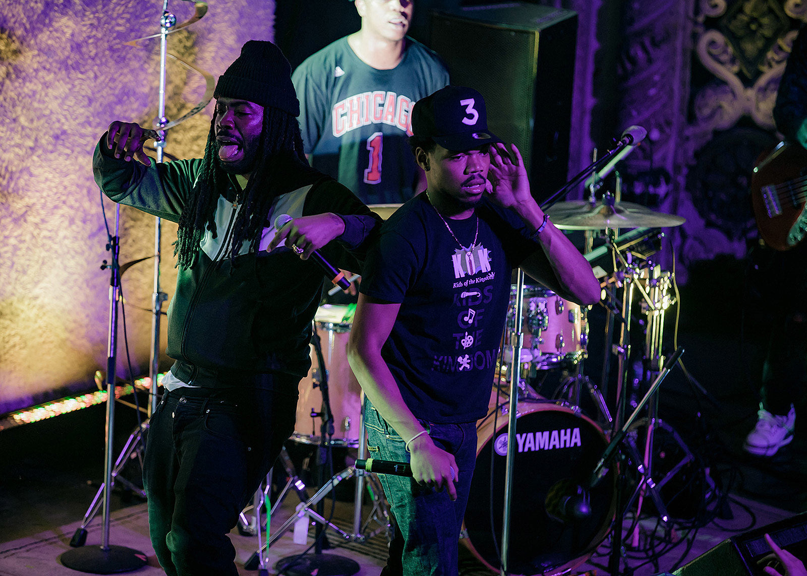 Dave Chappelle played for Chance the Rapper who played w/ DRAM (pics)