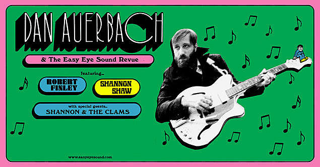 Dan Auerbach announces tour with Shannon & The Clams (who he just signed)
