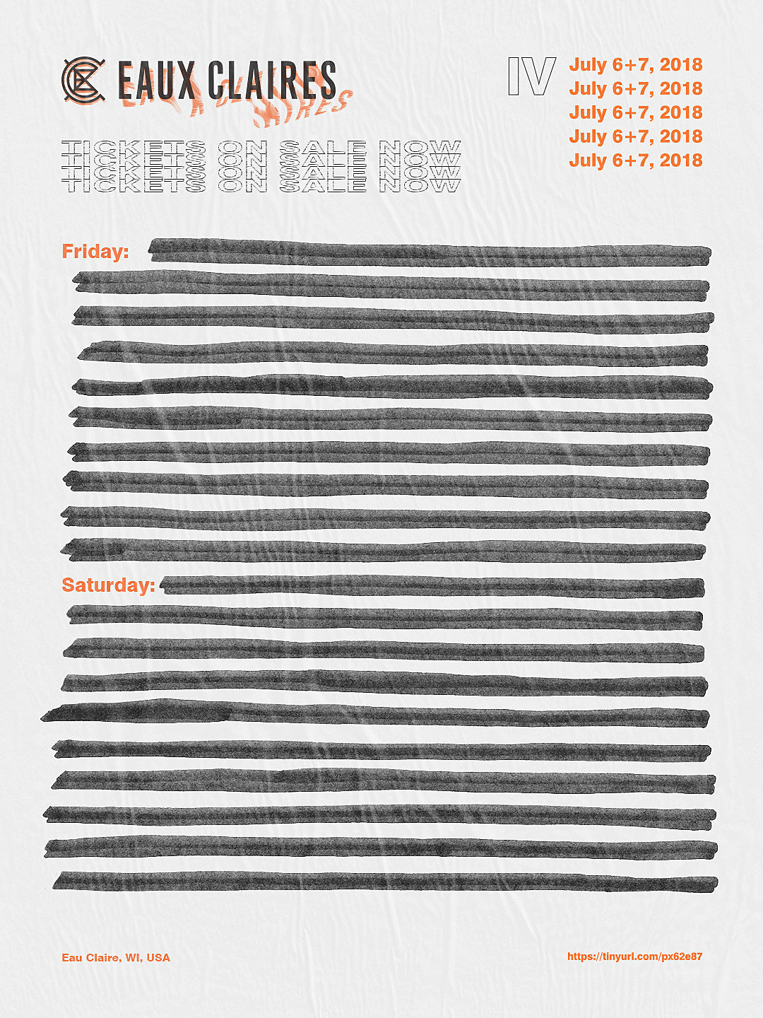 Eaux Claires 2018 tickets on sale, lineup teaser posted