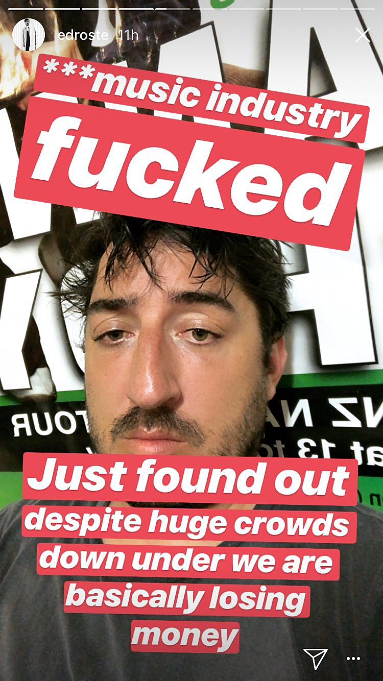 Grizzly Bear’s Ed Droste says the Music Industry is fucked