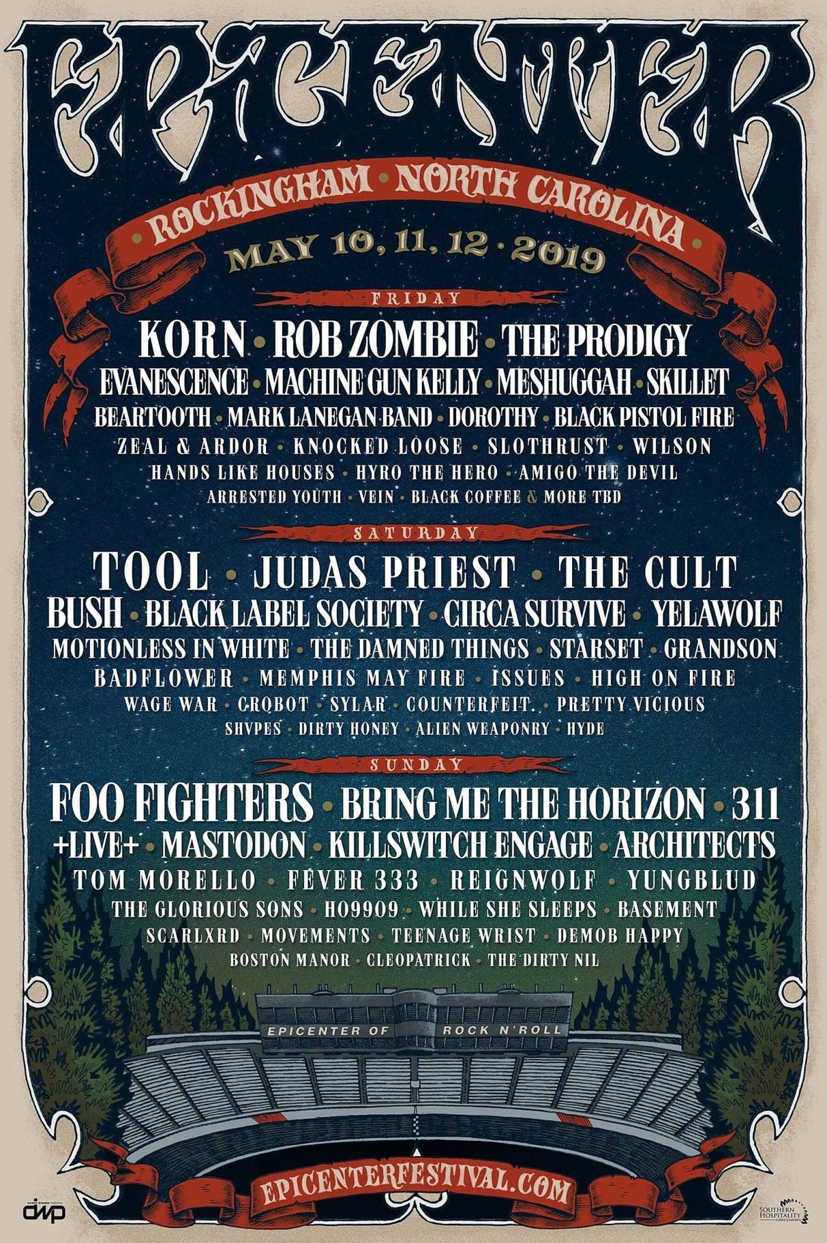 Epicenter 2019 lineup (Tool, Judas Priest, Foo Fighters, Korn, Mastodon, more)