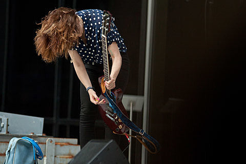 Ex Hex playing WFMU’s Monty Hall before LPR & MHOW