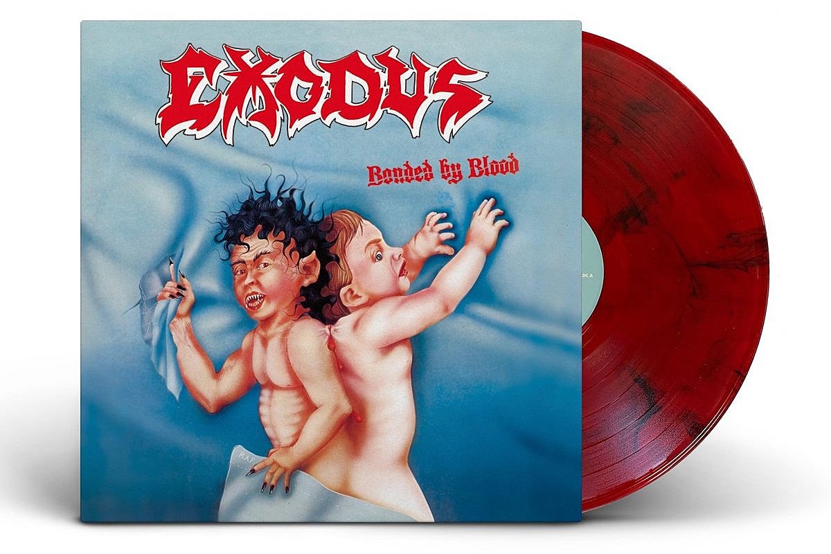 Exodus’ thrash classic ‘Bonded by Blood’ released on blood red & black vinyl (limited to 150)