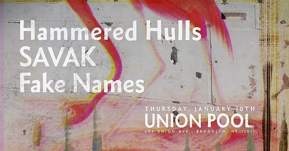 Fake Names (mem Refused, Minor Threat, Embrace) playing first show ever in NYC