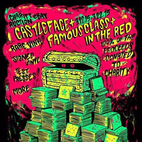 Castle Face, Famous Class & In the Red auctioning off test pressings for charity (Thee Oh Sees, Ty Segall & lots more)