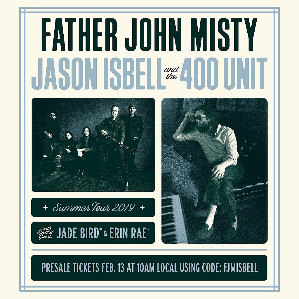 Father John Misty & Jason Isbell announce co-headline tour (including Prospect Park)