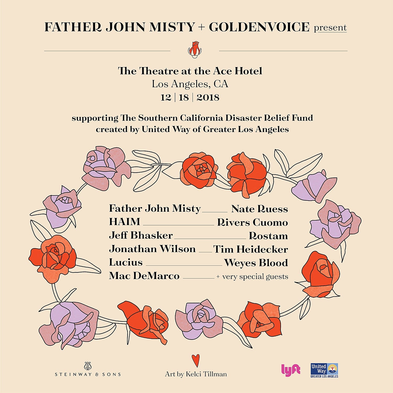 Father John Misty hosting California wildfires benefit w/ HAIM, Mac DeMarco, more