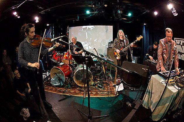 Faust played their first of three NYC-area shows at WFMU Monty Hall with Jowe Head and The Celestial Choir (pics, setlist)