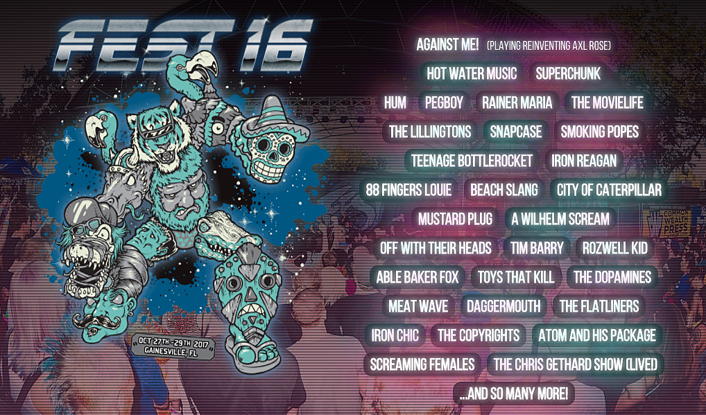 The Fest adds Superchunk, Pegboy, The Movielife, City of Caterpillar & much more