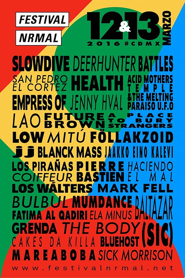 Festival Nrmal: 2016 lineup and tickets