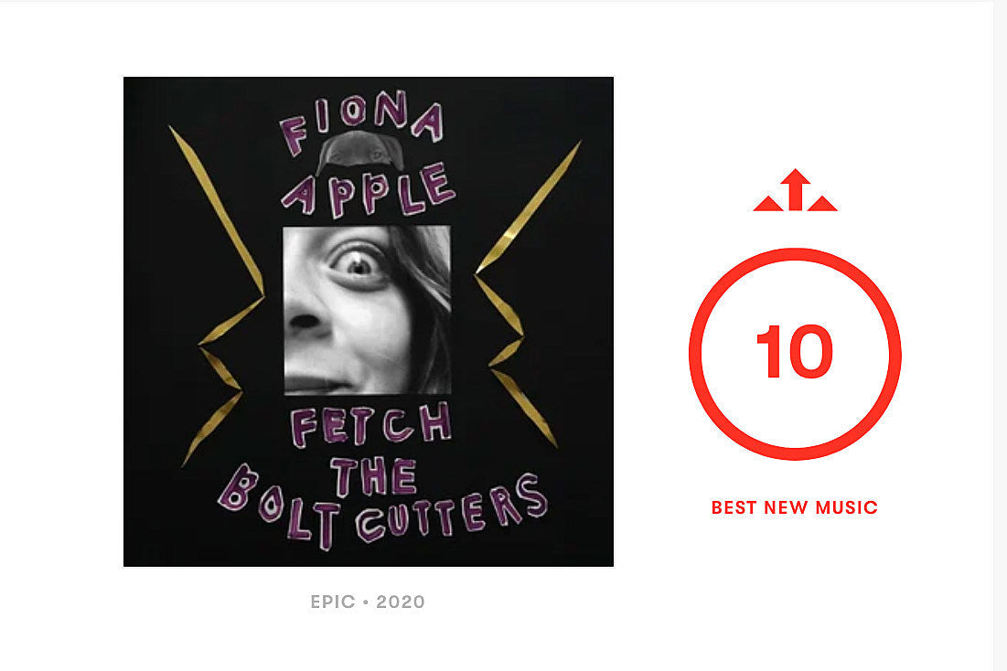 Pitchfork gives Fiona Apple’s new album a 10