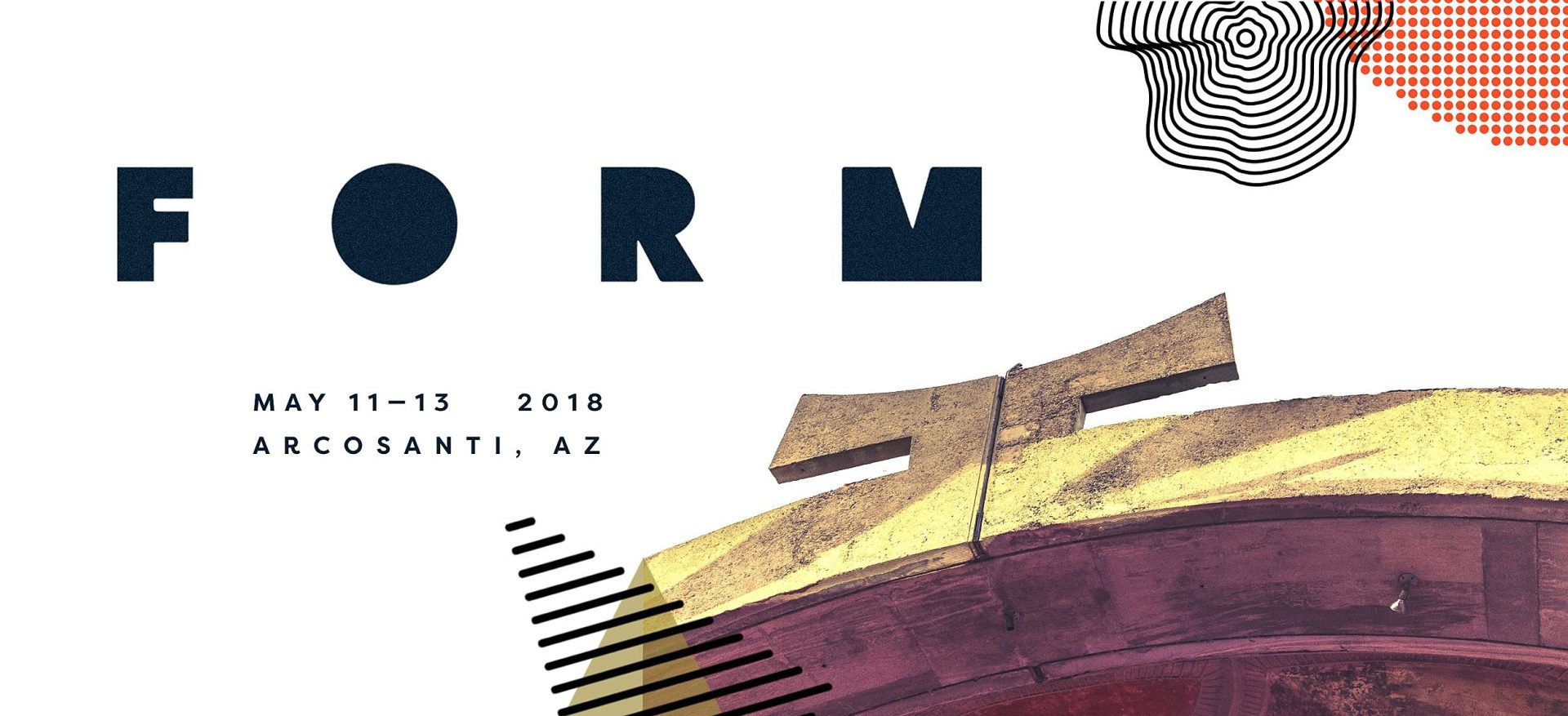 FORM Arcosanti 2018 dates & registration