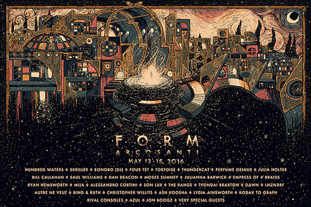Hundred Waters announce third-annual FORM Arcosanti fest w/ Tortoise, Thundercat, Four Tet, Perfume Genius & more