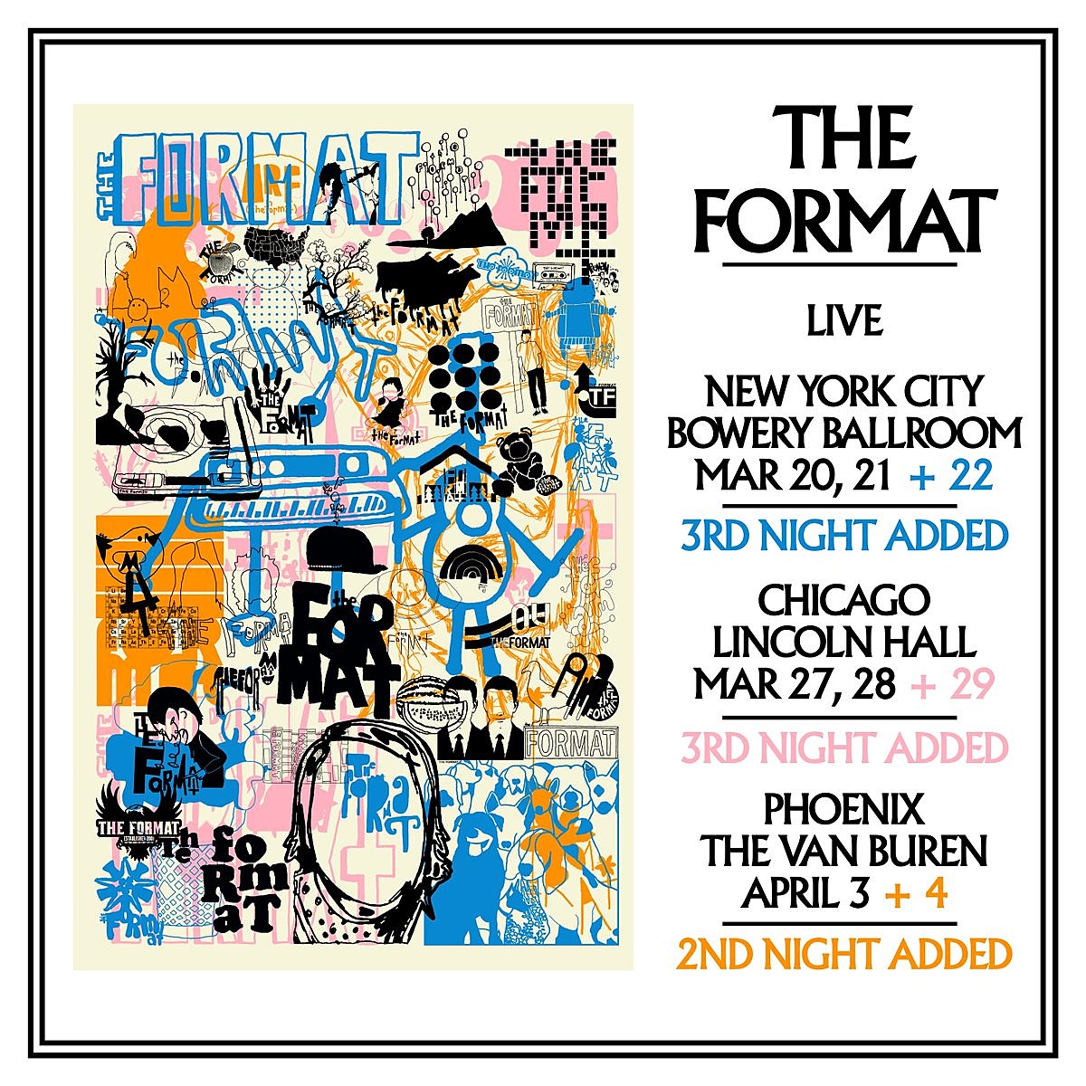 tickets for The Format’s reunion tour on sale