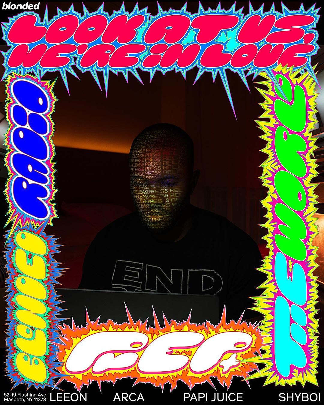Frank Ocean doing another PrEP+ night in NYC tonight with Arca, Shyboi & more