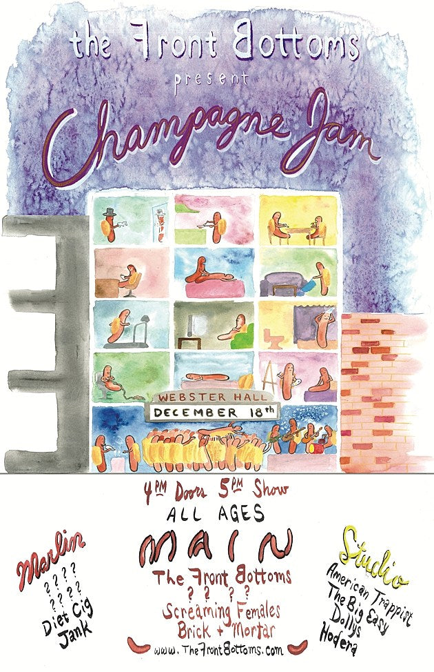 The Front Bottoms throwing 2016 Champagne Jam with Screaming Females, Diet Cig, Jank & more