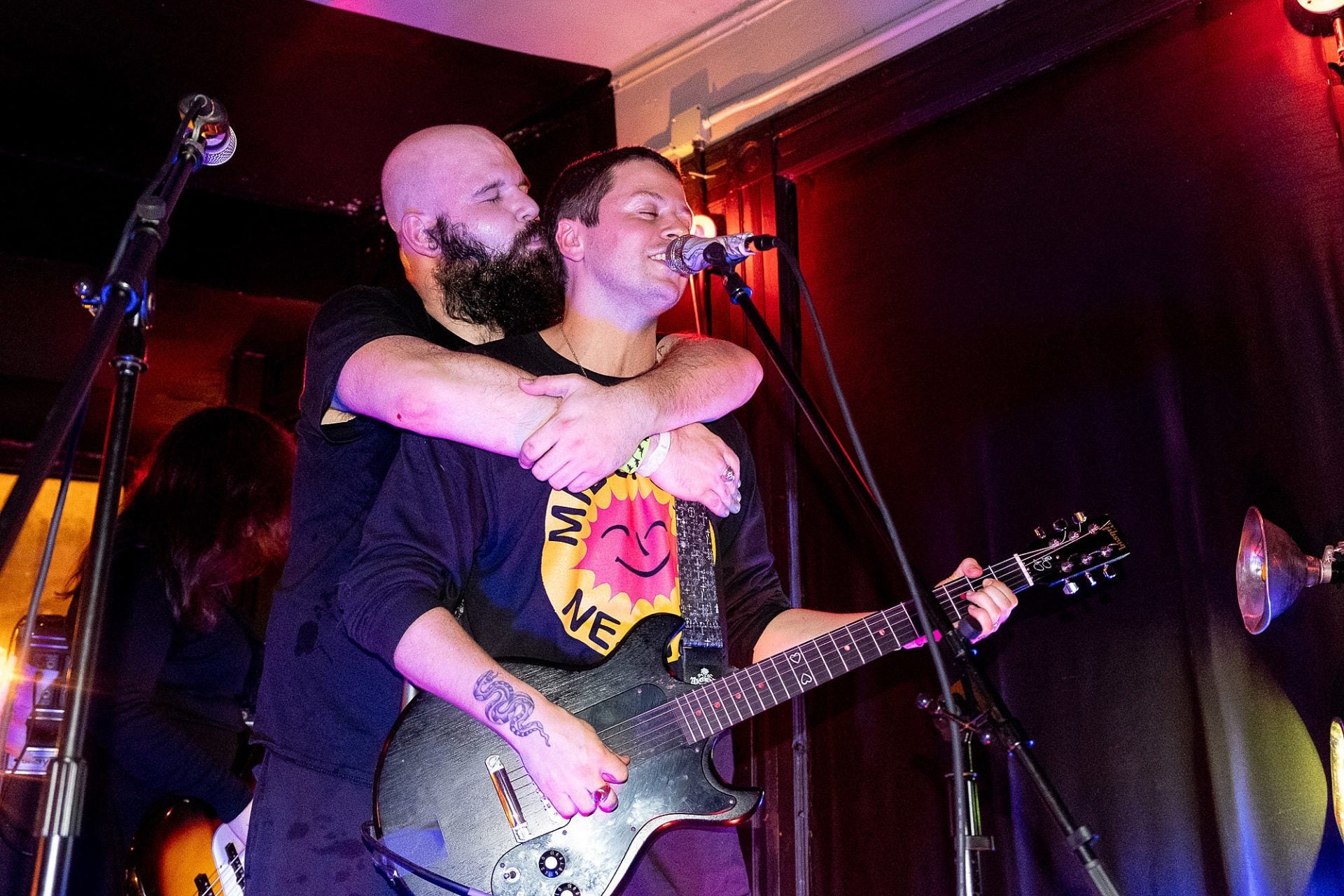 Fucked Up played 1st of 2 Market Hotel shows w/ L.O.T.I.O.N., Bad Waitress (pics)