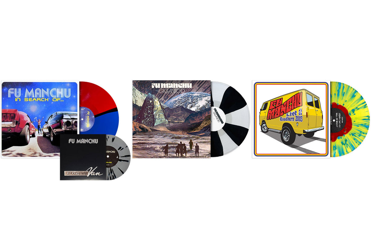 New exclusive vinyl: Fu Manchu’s ‘In Search Of,’ ‘Gigantoid’ & ‘Live at Roadburn 2003’ on color LP