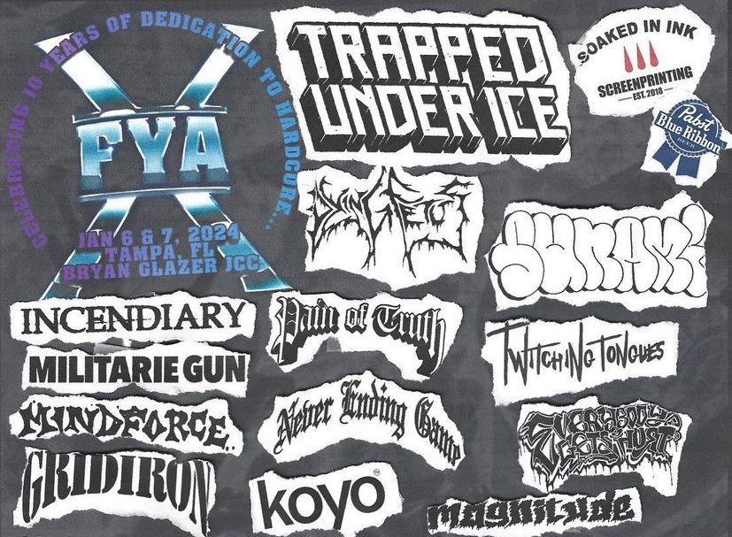 FYA Fest 2024 lineup: Trapped Under Ice, Dying Fetus, Twitching Tongues, Militarie Gun & more