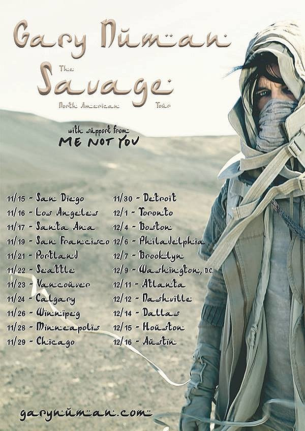 Gary Numan preps new LP ‘Savage,’ announces fall tour